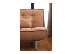 Sofá*Vente-unique Sofá cama de sistema clic clac em cor caramelo - MISHAN Castanho