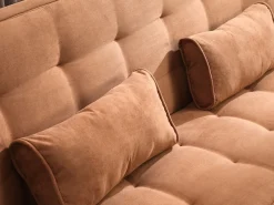 Sofá*Vente-unique Sofá cama de sistema clic clac em cor caramelo - MISHAN Castanho