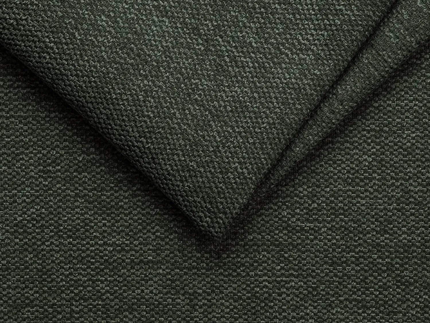 New Vente-unique Sofá canto convertível abert. rápida tecido , cama 160cm e colchão 14cm CALIFE Verde pinho