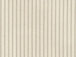 Outlet Vente-unique Sofá canto esquerdo convert. abert. ráp. veludo canelado 130 cm colchão 13 cm memória Bege