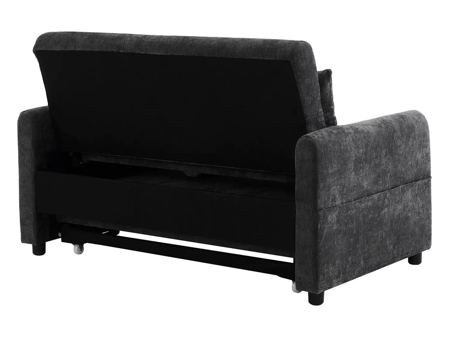 Best Sofá com suporte para telemóvel e bolso - encosto ajustável - para sala de estar e quarto Cinzento