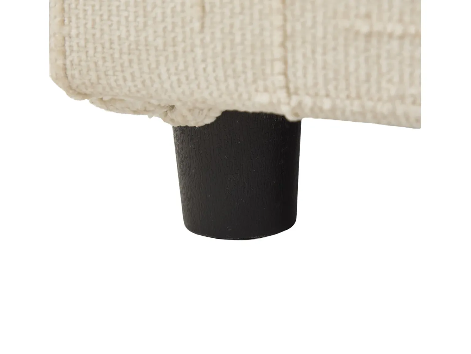 Sofá|Hauss Spole Sofá com 2 bolsos laterais e espaço para arrumação - Tecido chenille - Bege