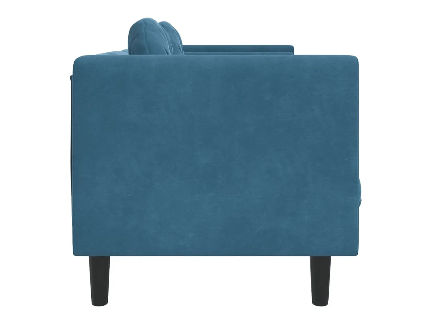 Sofá* Sofá com almofadões 3 lugares veludo PT263212 Azul