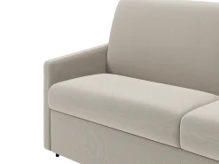 Vente-unique Sofá convertível abertura rápida tecido assento memória de forma 140 cm colchão 18 cm CALIFE^ Sofá
