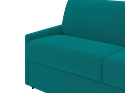 Vente-unique Sofá convertível abertura rápida tecido assento com assento de memória de forma 160 cm colchão 22 cm CALIFE^ Sofá