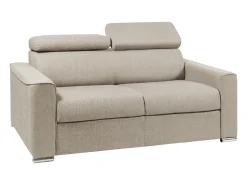 Vente-unique Sofá convertível abertura rápida tecido assento memória de forma 120 cm colchão 18 cm VIZIR^ Sofá