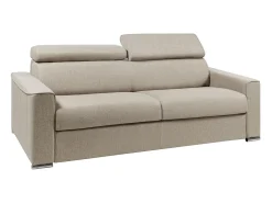 Vente-unique Sofá convertível tecido assento memória de forma 160 ripas largas 18cm memória de forma VIZIR^ Sofá