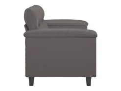 Sale vidaxl Sofá de 2 lugares 140 cm couro artificial cinza Cinzento