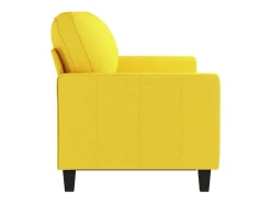 Sofá| Sofá de 3 lugares 180 cm tecido -claro PT380143 Amarelo