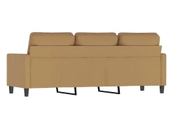 Online Sofá de 3 lugares 180 cm veludo PT566580 Castanho