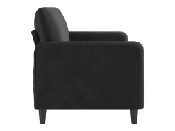 Hot Sofá de 3 lugares 180 cm veludo PT953964 Preto