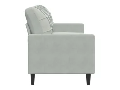 Best vidaxl Sofá de 3 lugares 180 cm veludo -claro Cinzento