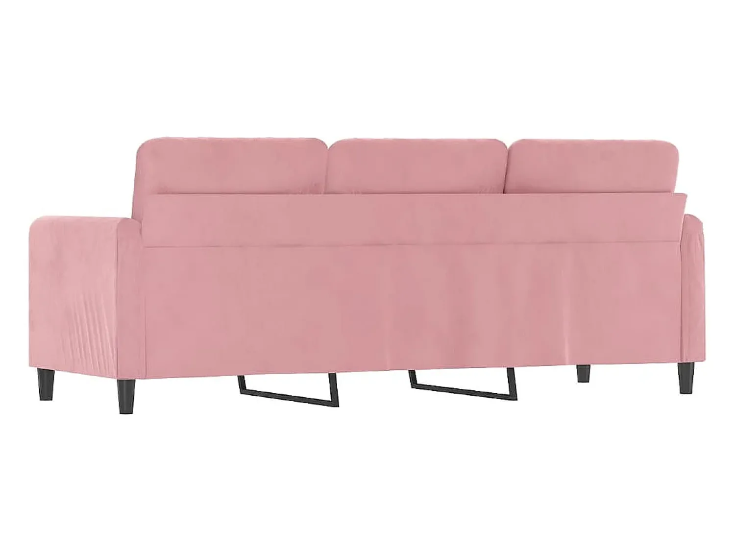 Sofá de 3 lugares 180 cm veludo PT291632^ Sofá