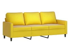 Sofá de 3 lugares 180 cm veludo PT897672^ Sofá