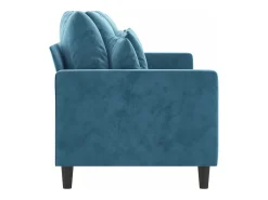 Sofá| Sofá de 3 lugares 180 cm veludo PT691193 Azul