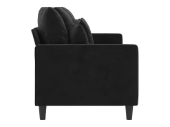 Sofá|vidaxl Sofá de 3 lugares 180 cm veludo Preto