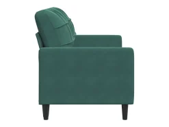 Sofá* Sofá de 2 lugares 140 cm veludo -escuro PT988790 Verde