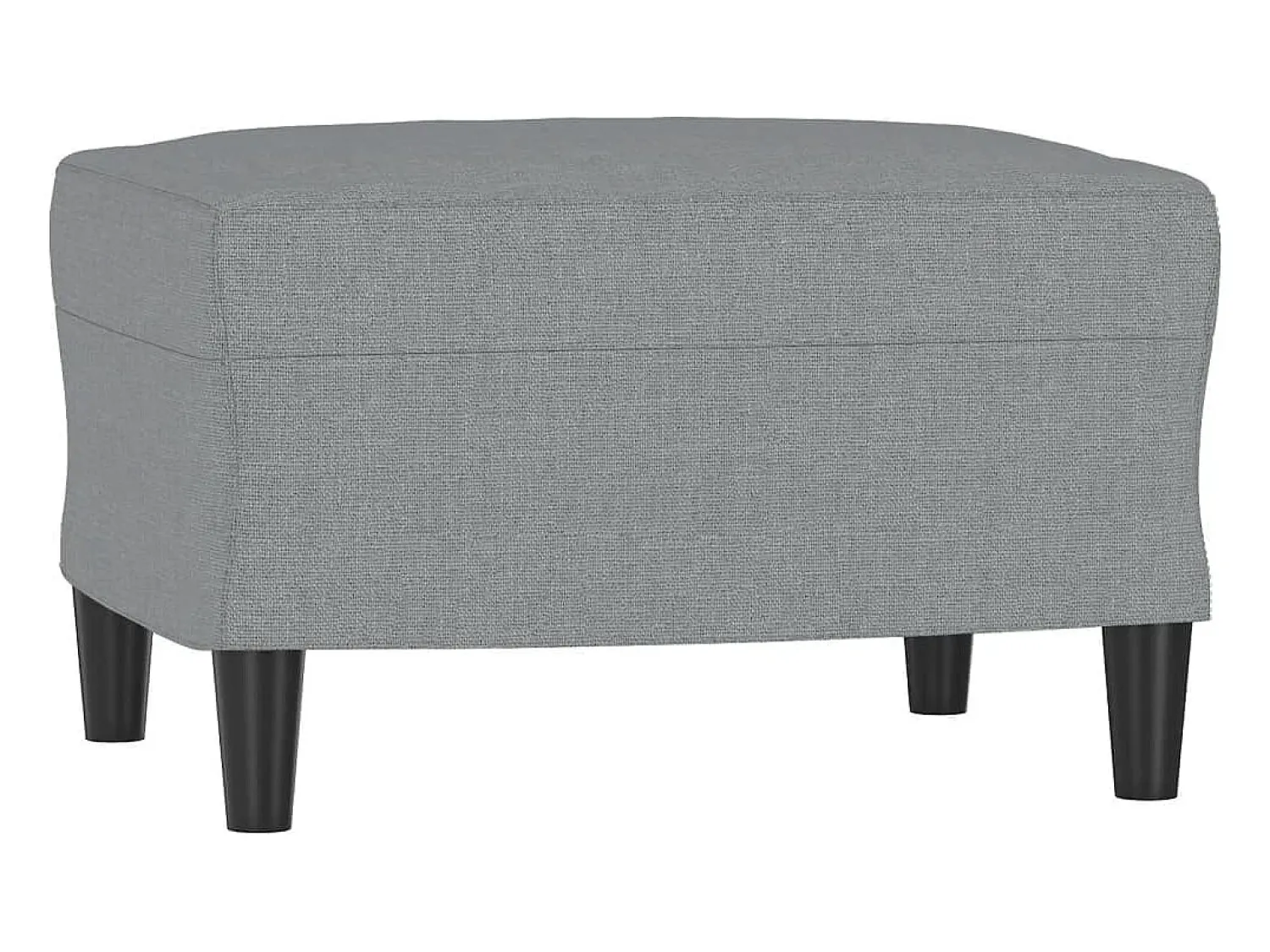 Sofá* Sofá de 3 lugares com apoio de pés 180 cm tecido -claro PT329435 Cinzento