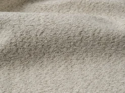 Outlet Vente-unique Sofá de 3 lugares conversível abertura rápida em tecido bouclé colchão 20 cm RETUNA Bege