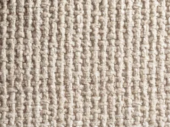 Sofá*Vente-unique Sofá de 4 lugares conversível abertura rápida em tecido texturizado - Colchão de 16 cm POGNIA Bege