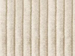 Discount Vente-unique Sofá de 3 lugares conversível abertura rápida em veludo canelado - Colchão 16 cm POGNIA Bege