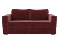 Vente-unique Sofá de 4 lugares conversível abertura rápida em tecido chenille área de dormir 160cm - 22cm LORETO^ Sofá