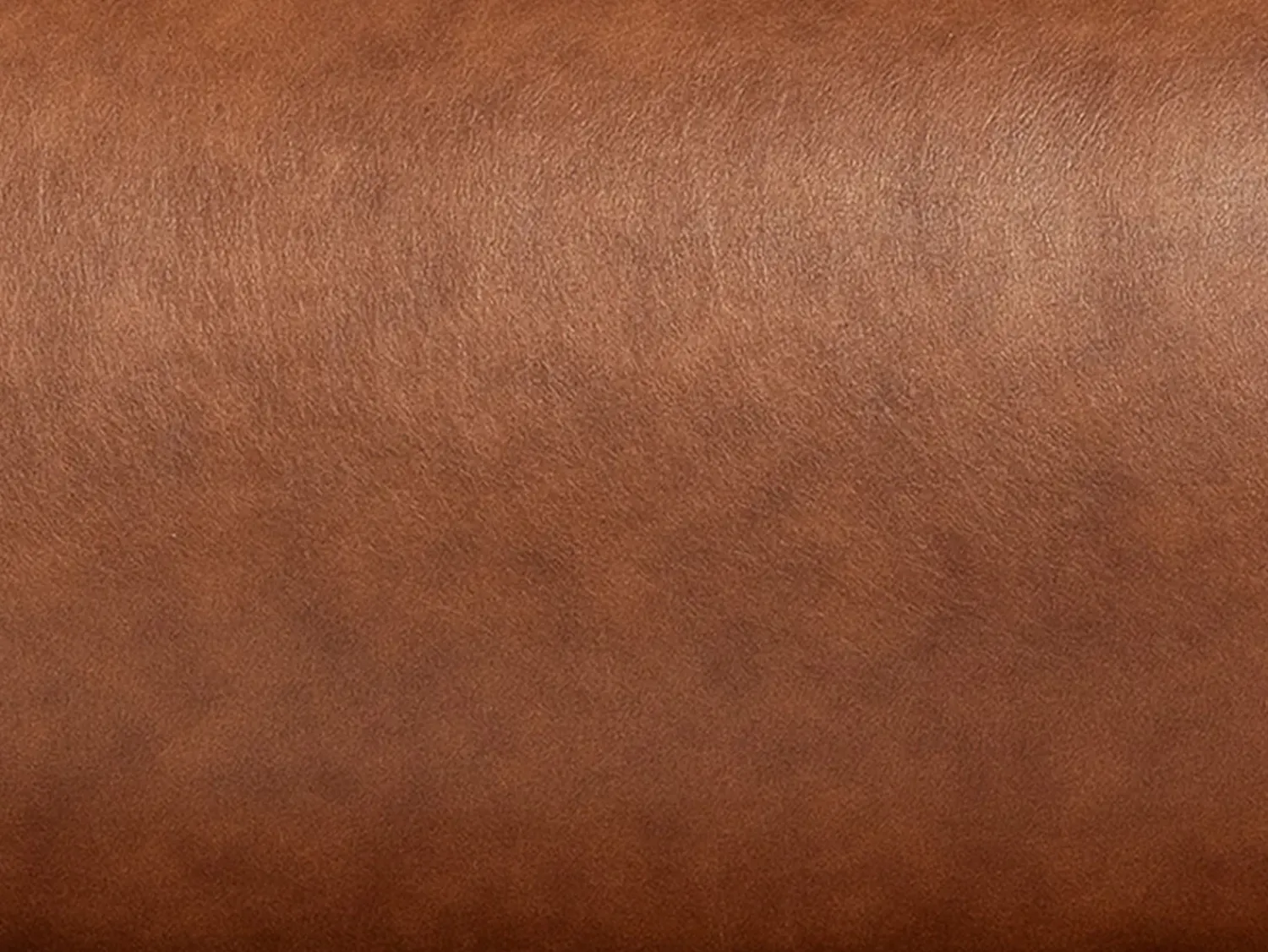 Vente-unique Sofá de 4 lugares conversível express em couro vintage caramelo 160 cm colchão 22 cm CALITO^ Sofá