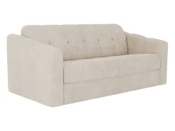 Sale Vente-unique Sofá de 3 lugares convertível tecido texturizado colchão 14 cm DARIELO Bege