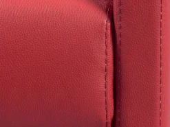 Sofá*Vente-unique Sofá de 3 lugares convertível express em pele sintética CALIFE Vermelho