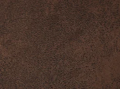 Discount Vente-unique Sofá de 3 lugares convertível em microfibra aspeto couro envelhecido CHESTERFIELD Castanho