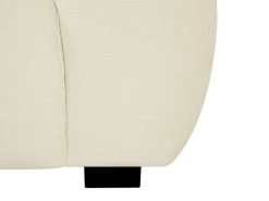 Discount Vente-unique Sofá de 2 lugares em tecido acolchoado estilo design BERENIA Bege