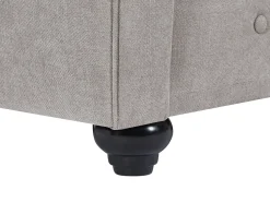 Sofá*Vente-unique Sofá de 2 lugares em tecido cor cinza CHESTERFIELD Cinzento