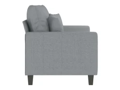 Sofá| Sofá de 2 lugares em tecido 120 cm -claro PT533278 Cinzento