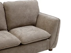 Sofá*Vente-unique Sofá de 2 lugares em tecido de cor MENARDIA Taupe