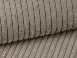 Sofá|Vente-unique Sofá de 3 lugares em veludo cotelê conforto AMELIA Taupe