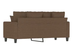 Sofá* Sofá de 2 lugares tecido 140 cm PT550012 Castanho