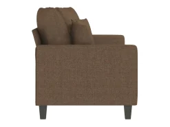 Sofá* Sofá de 2 lugares tecido 140 cm PT550012 Castanho