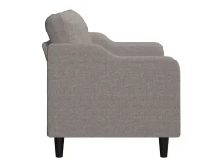 Outlet Sofá de 2 lugares tecido 140 cm cinzento-acastanhado PT606509 Taupe