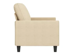Online vidaxl Sofá de 2 lugares tecido 140 cm cor Creme