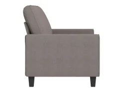 Sale Sofá de 2 lugares tecido 140 cm cinzento-acastanhado PT965339 Taupe