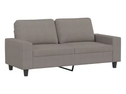 Sale Sofá de 2 lugares tecido 140 cm cinzento-acastanhado PT965339 Taupe