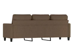 Sofá| Sofá de 3 lugares tecido 180 cm PT425582 Castanho
