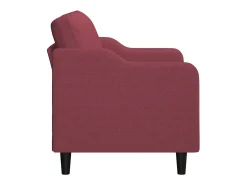 Sofá* Sofá de 2 lugares tecido 120 cm tinto PT909193 Vermelho