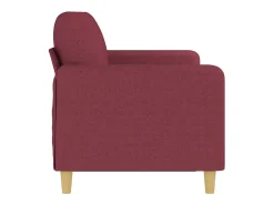 Sofá de 3 lugares tecido 180 cm tinto PT206253^ Sofá