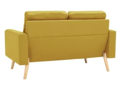Sofá* Sofá de 2 lugares tecido PT140483 Amarelo