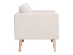 Sofá| Sofá de 2 lugares tecido cor PT246291 Creme