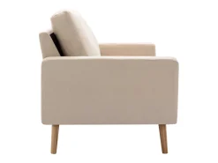 Sofá| Sofá de 2 lugares tecido cor PT449042 Creme
