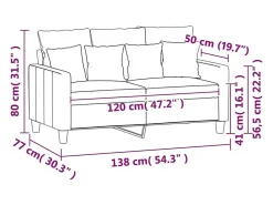 Clearance vidaxl Sofá de 2 lugares veludo 120 cm Amarelo
