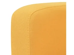 Discount Sofá de 2 lugares 135x65x76 cm PT222993 Amarelo