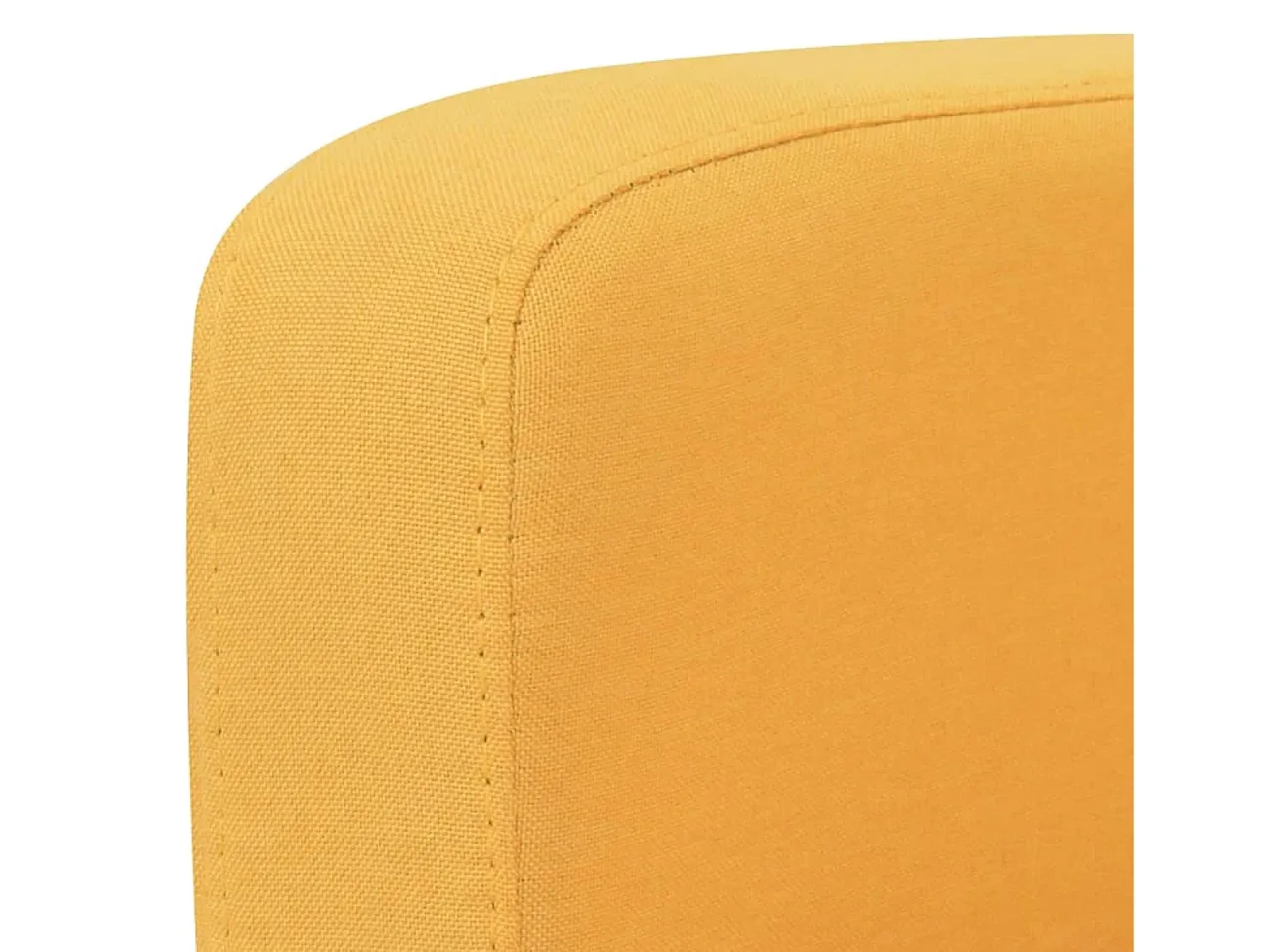 Discount Sofá de 2 lugares 135x65x76 cm PT222993 Amarelo
